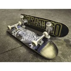 Bdskateco Logo Gold Cosmos Grip Skateboard 8.0ยดยด