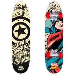 Marvel Wooden Captain America 24´´ Skateboard